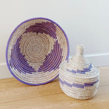 Charger l'image dans la galerie, Bol coloré Mauve blanc